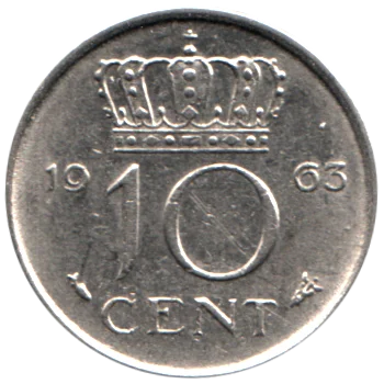 10 cents, 1963 Reverse