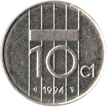 10 cents, 1994 Reverse