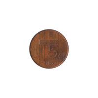 Preview 5 cents, 1985 reverse