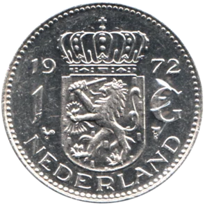 Preview 1 Guilder, 1972 reverse