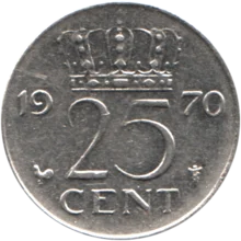 Preview 25 cents, 1970 reverse