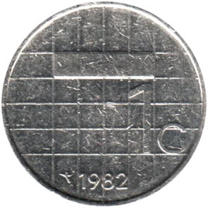 Preview 1 Guilder, 1982 reverse