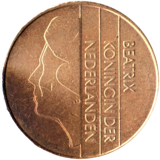 5 Guilders, 1989 Obverse