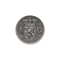 Preview 1 Guilder, 1968 reverse