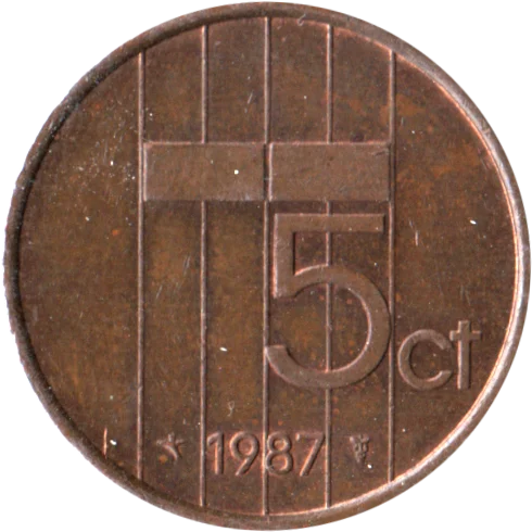 5 cents, 1987 Reverse