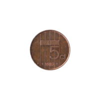 Preview 5 cents, 1987 reverse