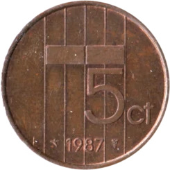 Preview 5 cents, 1987 reverse