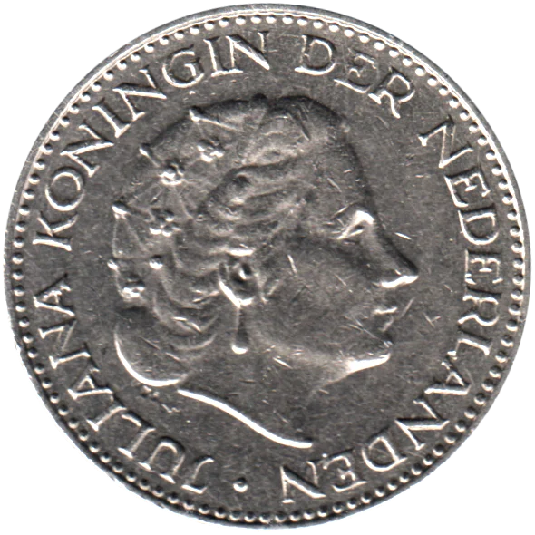 1 Guilder, 1967 Obverse