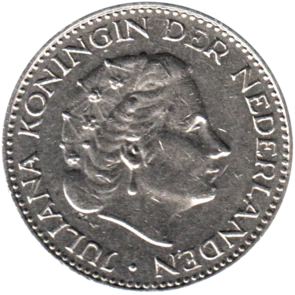 Preview 1 Guilder, 1967 obverse