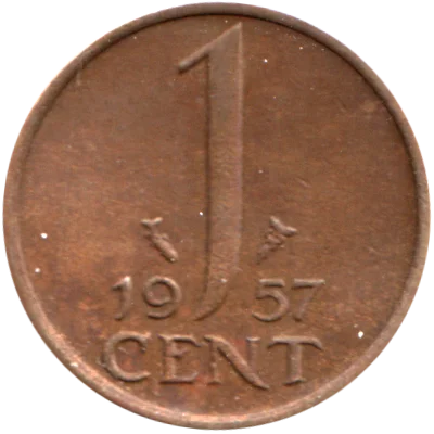 Preview 1 cent, 1957 reverse