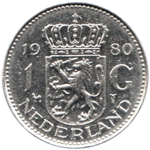 Preview 1 Guilder, 1980 reverse