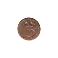 Preview 5 cents, 1966 reverse