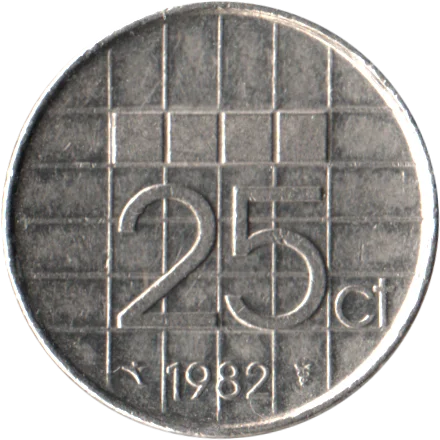 25 cents, 1982 Reverse