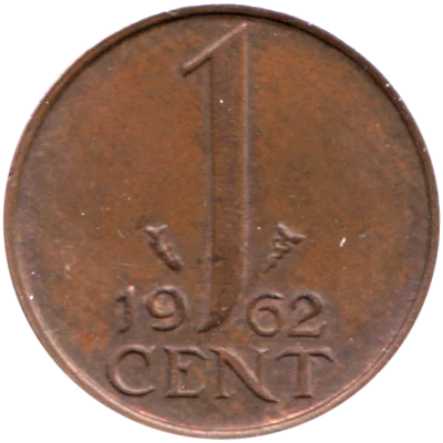 1 cent, 1962 Reverse