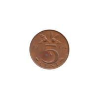 Preview 5 cents, 1964 reverse