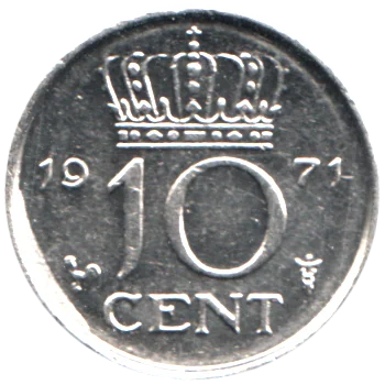 Preview 10 cents, 1971 reverse