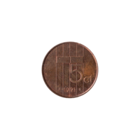 Preview 5 cents, 1991 reverse