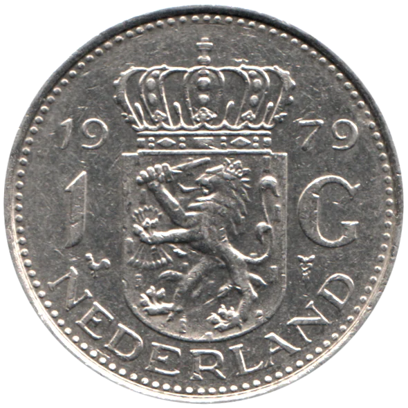 1 Guilder, 1979 Reverse
