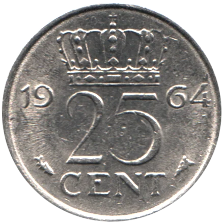 25 cents, 1964 Reverse