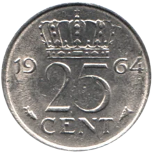 Preview 25 cents, 1964 reverse