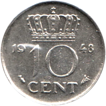 Preview 10 cents, 1948 reverse