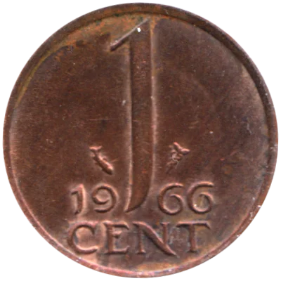 Preview 1 cent, 1966 reverse