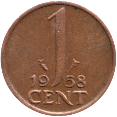 Preview 1 cent, 1958 reverse
