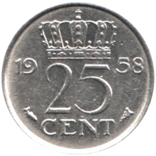 Preview 25 cents, 1958 reverse