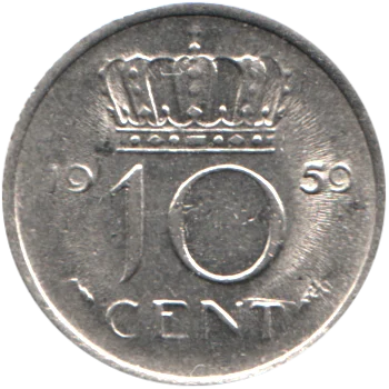 Preview 10 cents, 1959 reverse