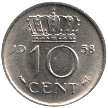 Preview 10 cents, 1958 reverse