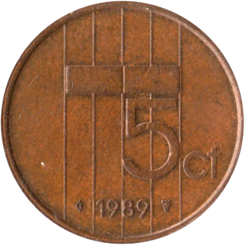 5 cents, 1989 Reverse