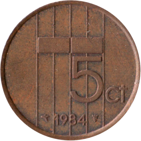 5 cents, 1984 Reverse