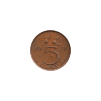 Preview 5 cents, 1971 reverse