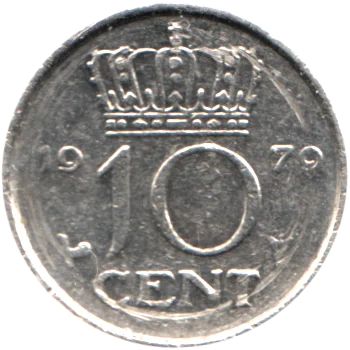 10 cents, 1979 Reverse