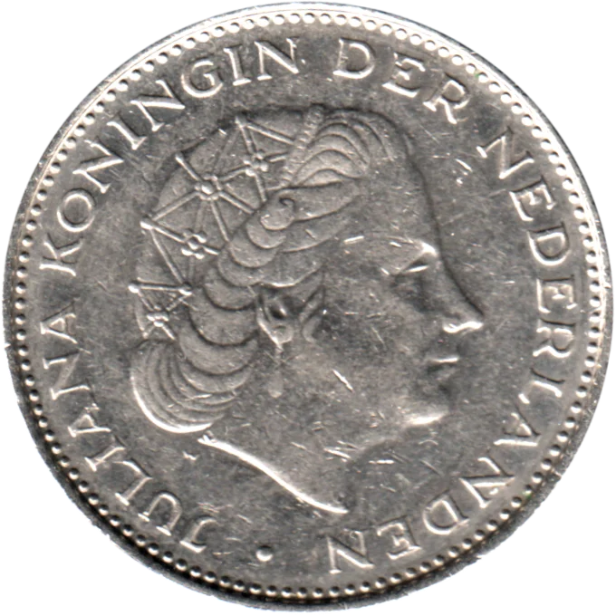 2½ Guilders, 1970 Obverse