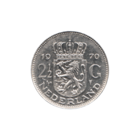 Preview 2½ Guilders, 1970 reverse