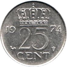 Preview 25 cents, 1974 reverse