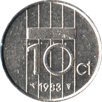 Preview 10 cents, 1983 reverse