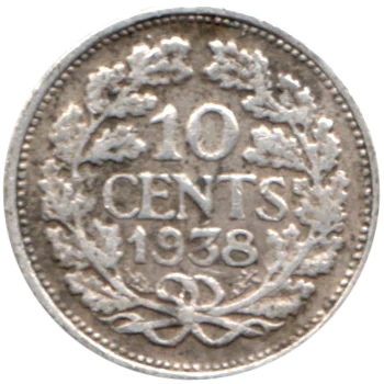10 cents, 1938 Reverse