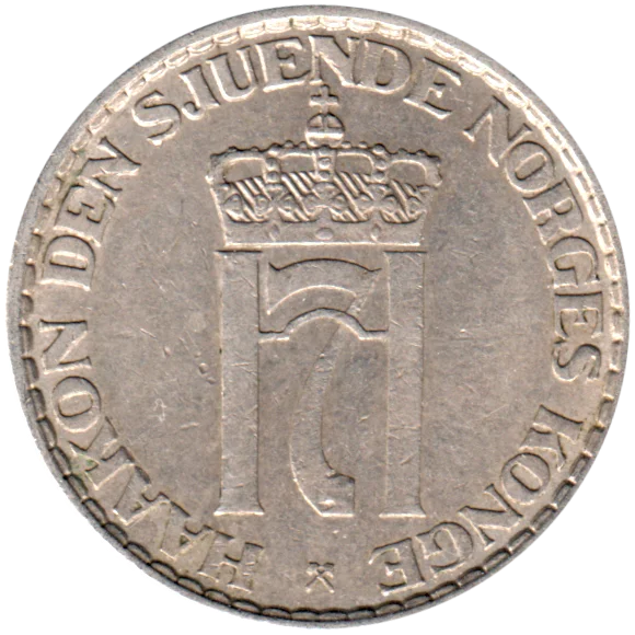 1 Krone, 1954 Obverse