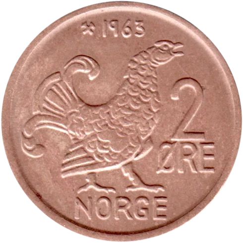 2 øre, 1963 Reverse
