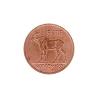 Preview 5 øre, 1963 reverse