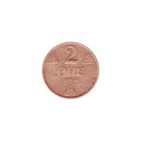 Preview 2 øre, 1936 reverse