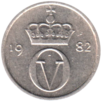Preview 10 øre, 1982 obverse