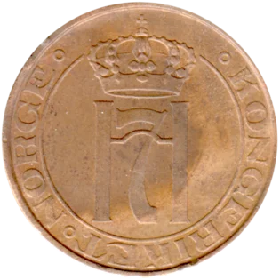 Preview 5 øre, 1941 obverse