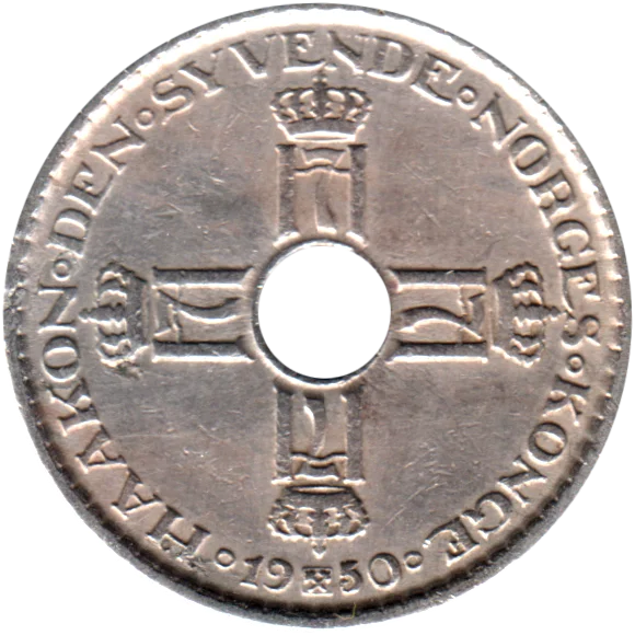 1 Krone, 1950 Obverse