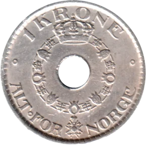 Preview 1 Krone, 1950 reverse