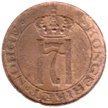 1 øre, 1931 Obverse