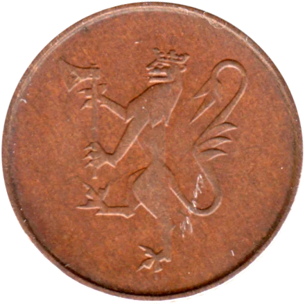 5 øre, 1973 Obverse