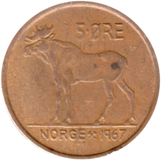 Preview 5 øre, 1967 reverse